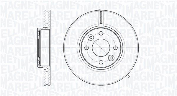 MAGNETI MARELLI Bremžu diski 361302040162